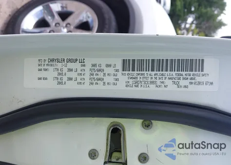 2012 Ram 1500 St из США, поврежденный, VIN 1C6RD7KT3CS199931